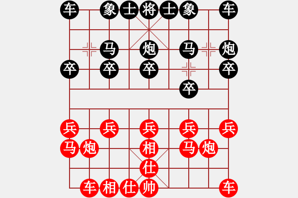 象棋棋譜圖片：遼寧 羅春陽(yáng) 和 遼寧 孫思陽(yáng) - 步數(shù)：10 