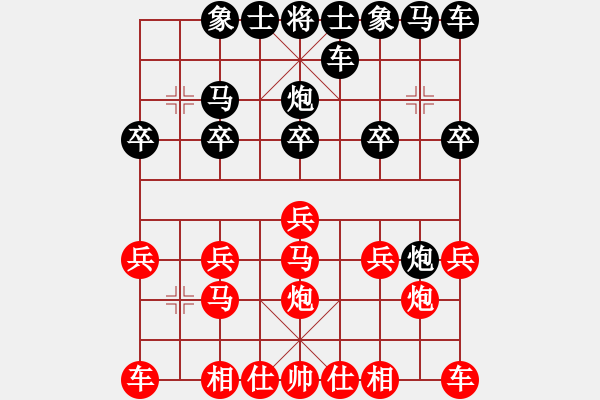 象棋棋譜圖片：齊天大圣[黑] -VS- 以弈會(huì)友家族五[紅] - 步數(shù)：10 