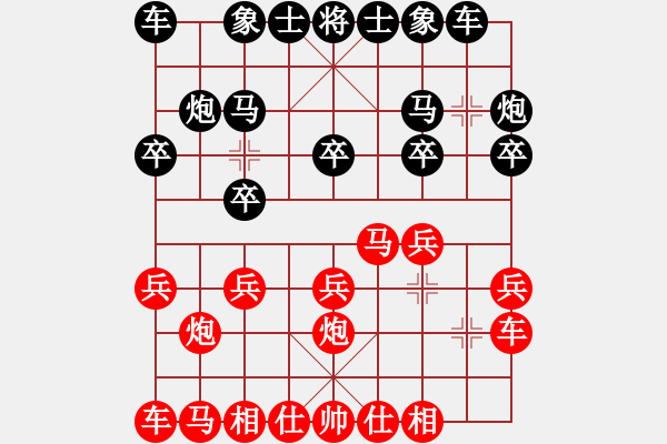 象棋棋譜圖片：金庸一品堂棋社 金庸武俠趙敏 先負(fù) 金庸武俠令狐沖 - 步數(shù)：10 