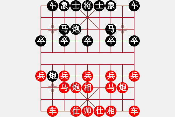 象棋棋譜圖片：不服氣再來(lái)(8段)-和-過(guò)關(guān)不斬將(8段) - 步數(shù)：10 