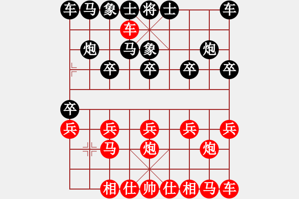 象棋棋譜圖片：橫才俊儒[紅] -VS- 凌波[黑] - 步數(shù)：10 