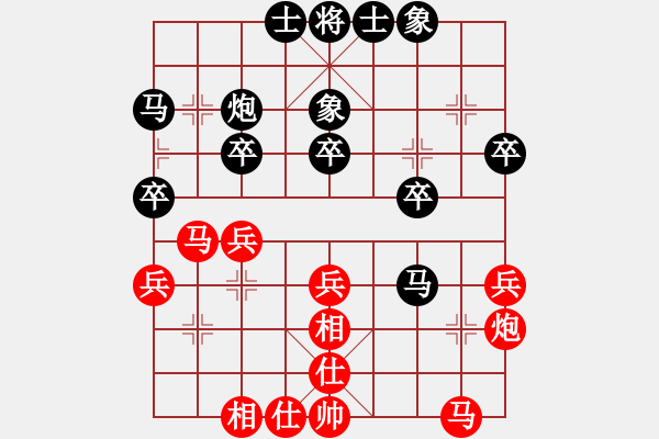 象棋棋譜圖片：華山論劍T盾周賽【康熙字典】負(fù)【過往云煙】2019-06-08 - 步數(shù)：30 