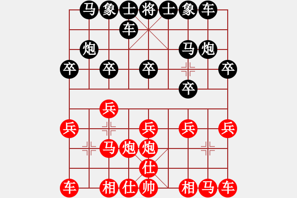 象棋棋譜圖片：男子團(tuán)體1 (2)沈毅豪先和黃竹風(fēng) - 步數(shù)：10 