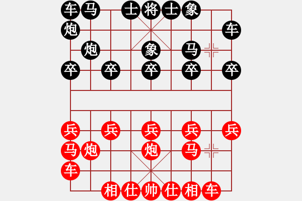 象棋棋譜圖片：芷昕(9星)-勝-專吃魚魚魚(風魔) - 步數(shù)：10 