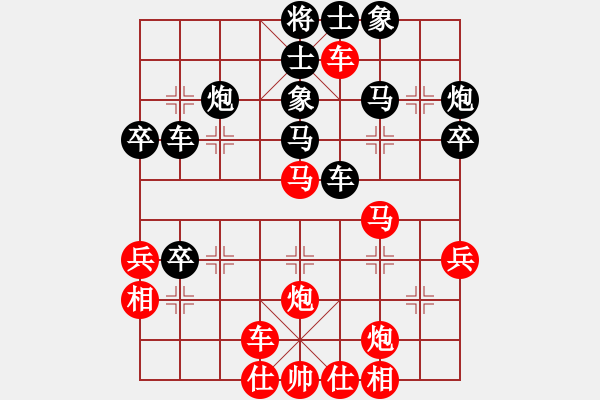 象棋棋譜圖片：太守棋狂先勝中國棋院交流中心彭爺爺2019·2·19 - 步數(shù)：40 