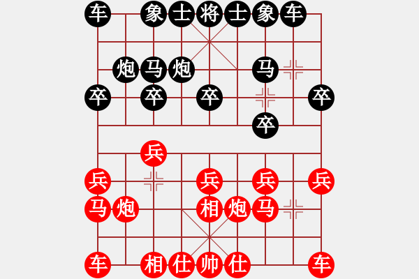 象棋棋譜圖片：風(fēng)雷火(3段)-勝-多多指教(5段) - 步數(shù)：10 