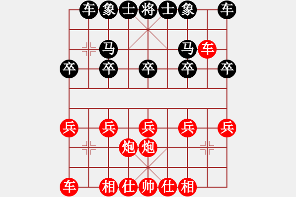 象棋棋譜圖片：用雙馬換炮如何？ - 步數(shù)：7 