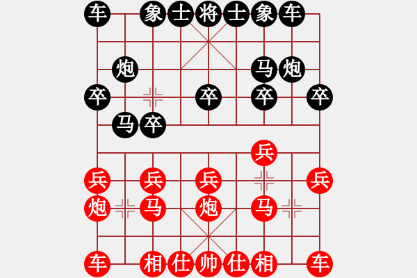 象棋棋譜圖片：天龍純機(jī)王(電神)-勝-shiga(地煞) - 步數(shù)：10 