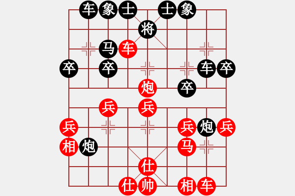 象棋棋譜圖片：Song Phao Qua Ha - 步數(shù)：29 