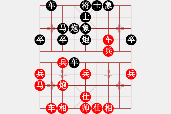 象棋棋譜圖片：醫(yī)道棋道(8星)-和-薄項菲(8星) - 步數(shù)：30 