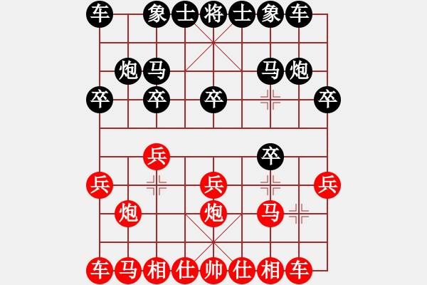 象棋棋譜圖片：棋魂冰凌妹(北斗)-勝-天妒奇才(北斗) - 步數(shù)：10 