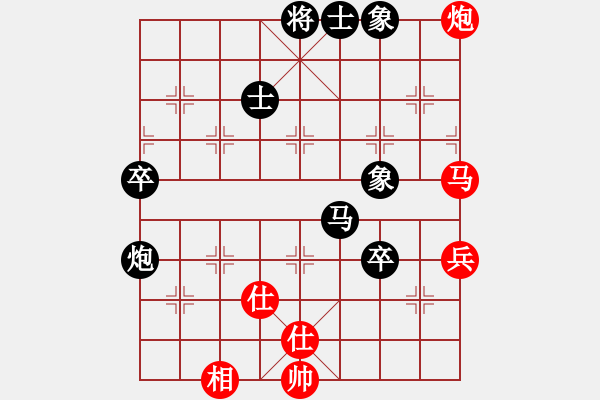 象棋棋譜圖片：順炮直車應(yīng)橫車五七炮（旋風(fēng)12層拆棋）黑勝 - 步數(shù)：80 