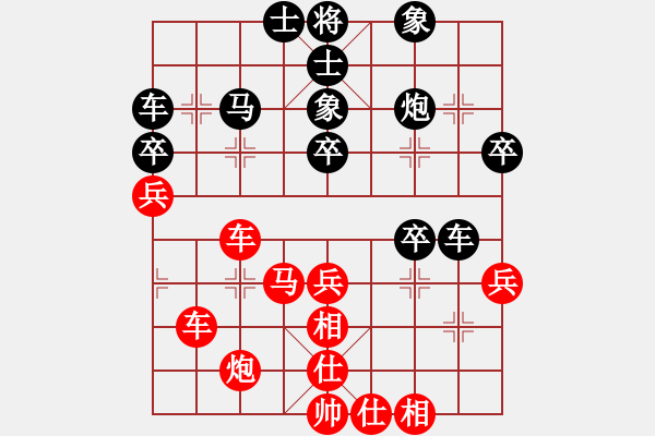 象棋棋譜圖片：中炮對(duì)屏風(fēng)馬進(jìn)3卒  紅巡河車兌七兵  （黑卒7進(jìn)1）   號(hào)令天下(月將)-勝-醫(yī)生與我(月將) - 步數(shù)：50 