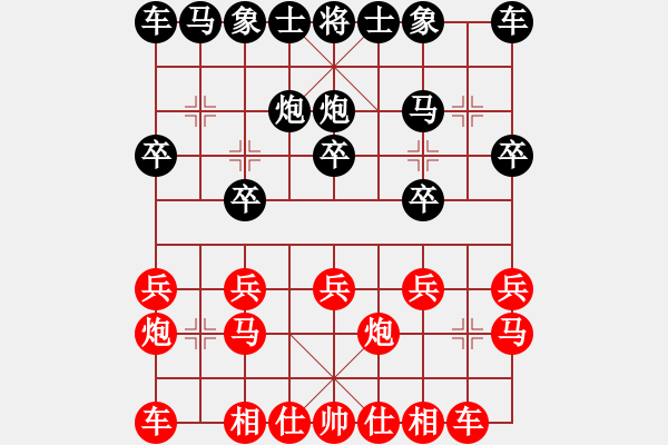 象棋棋譜圖片：劉征士角炮隨時可補中炮 精華之作?。。。。?！超越過往積累?。。。?！ - 步數(shù)：10 