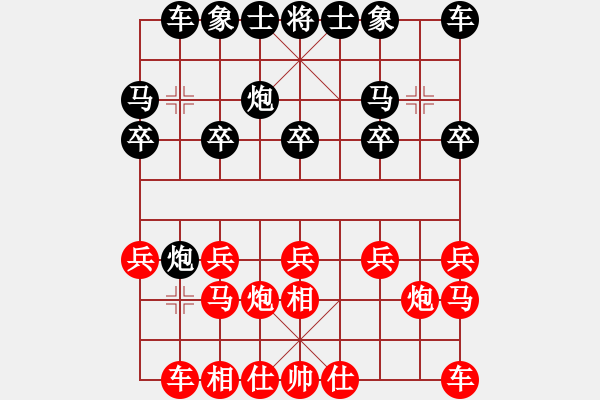 象棋棋譜圖片：過宮炮應(yīng)飛相（業(yè)四升業(yè)五評測對局）我后勝 - 步數(shù)：10 