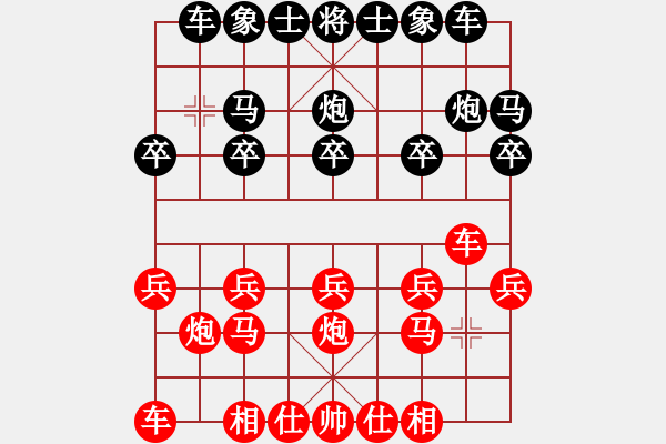 象棋棋譜圖片：云南省棋牌運動管理中心隊 王麗宸 負 成都蓓蕾俱樂部隊 梁妍婷 - 步數(shù)：10 