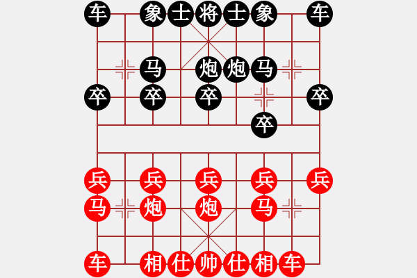 象棋棋譜圖片：名劍之浪劍(4段)-勝-六指棋魔(3段) - 步數(shù)：10 