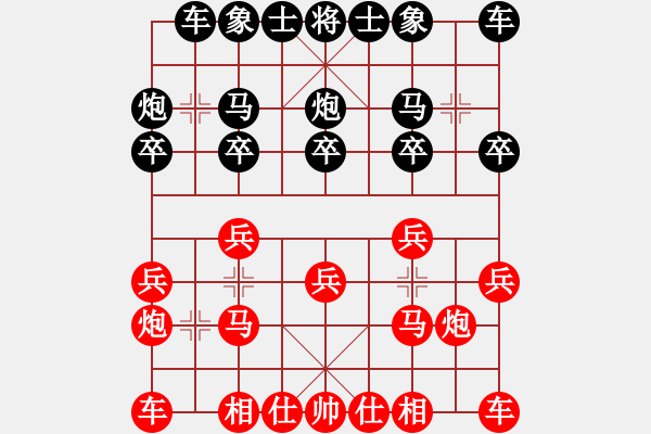 象棋棋譜圖片：rrttuuu(4段)-和-掛機而已對(2段)邊炮局 - 步數(shù)：10 