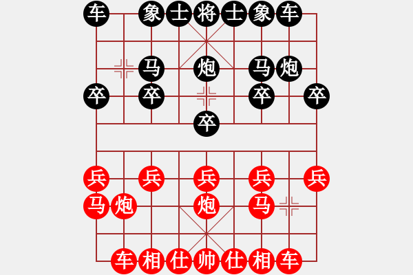 象棋棋譜圖片：夕陽春 - 步數：10 