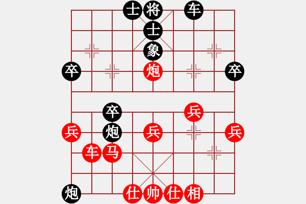 象棋棋譜圖片：夕陽(yáng)奧薩(3段)-勝-社區(qū)第二名(2段) - 步數(shù)：40 