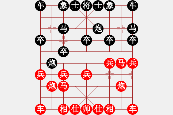 象棋棋譜圖片：追風(fēng)之劍[335214124] -VS- 鎻噯x īи[421035753] - 步數(shù)：10 