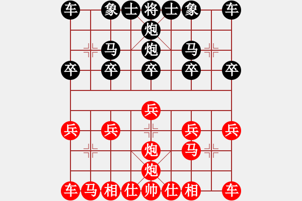 象棋棋譜圖片：一心一意勝小張2022-11-21 - 步數(shù)：10 