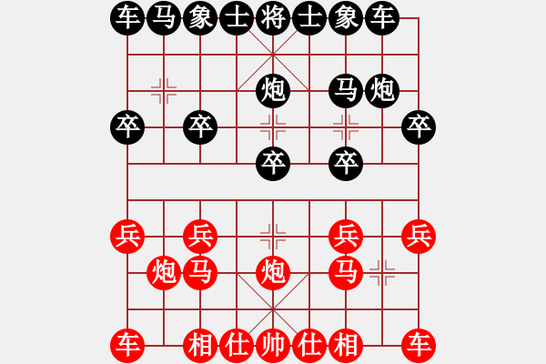 象棋棋譜圖片：百思不得棋解[575644877] -VS- 龍的傳人[2413722305] - 步數(shù)：10 