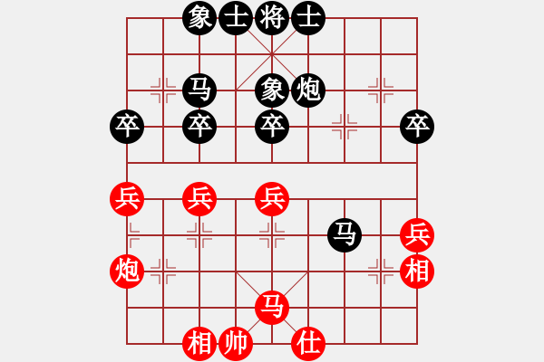 象棋棋譜圖片：芬蘭 瓦爾豆 負(fù) 東馬 嘉涵 - 步數(shù)：40 