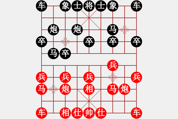 象棋棋譜圖片：第六輪 棋門客棧王大 先勝 棋門客棧冬天 - 步數(shù)：10 