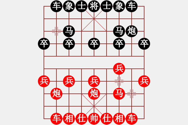 象棋棋谱图片：车炮例胜单车双士 - 步数：10 