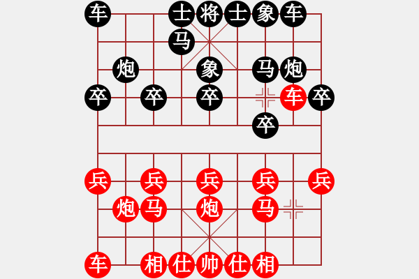 象棋棋譜圖片：自擬抗衡 有待提高 - 步數(shù)：10 