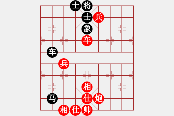 象棋棋譜圖片：起馬對(duì)挺卒黑跳右馬（旋風(fēng)12層先勝巫師專(zhuān)業(yè)級(jí)） - 步數(shù)：100 