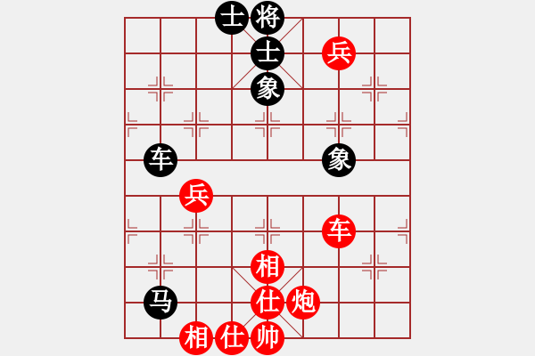 象棋棋譜圖片：起馬對(duì)挺卒黑跳右馬（旋風(fēng)12層先勝巫師專(zhuān)業(yè)級(jí)） - 步數(shù)：90 