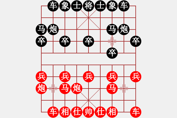 象棋棋譜圖片：陜西省 高飛 和 廣東省 楊鴻軻 - 步數(shù)：10 