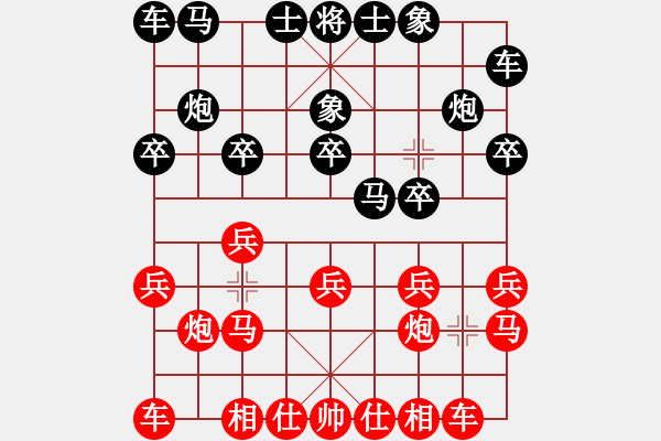 象棋棋譜圖片：xqahzzsy(4級)-勝-乙子(3段) - 步數(shù)：10 