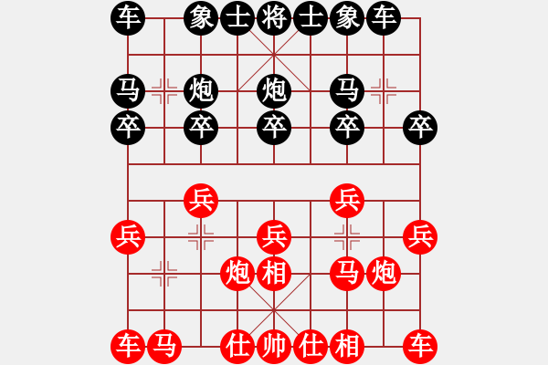 象棋棋譜圖片：2022.10.28.4y五分鐘后勝仙人指路對卒底炮 - 步數(shù)：10 