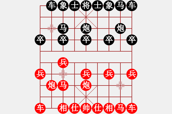 象棋棋譜圖片：開(kāi)局 - 步數(shù)：6 