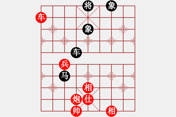 象棋棋譜圖片：五七炮對(duì)屏風(fēng)馬進(jìn)7卒右炮巡河3 - 步數(shù)：100 