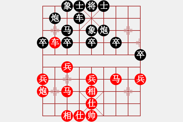 象棋棋譜圖片：神的一玩偶(9段)-負(fù)-流水刀(5段) - 步數(shù)：30 