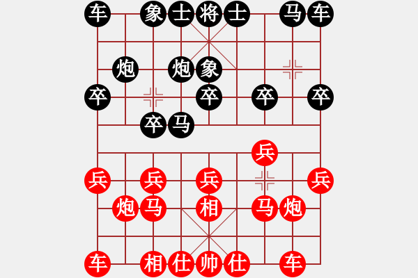 象棋棋譜圖片：一15 常州儲(chǔ)般若先負(fù)蘇州少兒隊(duì)王思凱 - 步數(shù)：10 