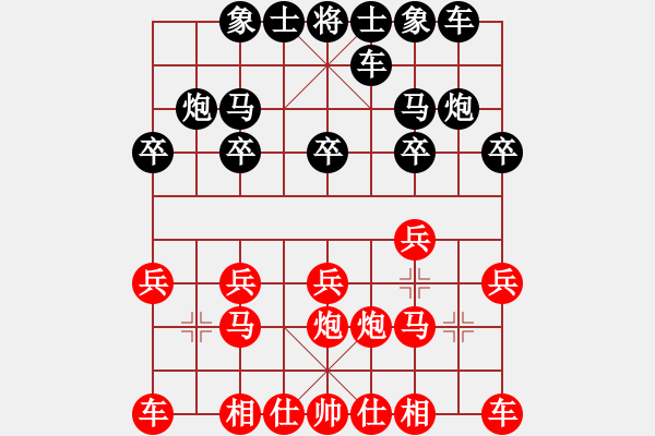 象棋棋譜圖片：葉佳霖先負羅梓剛 - 步數(shù)：10 