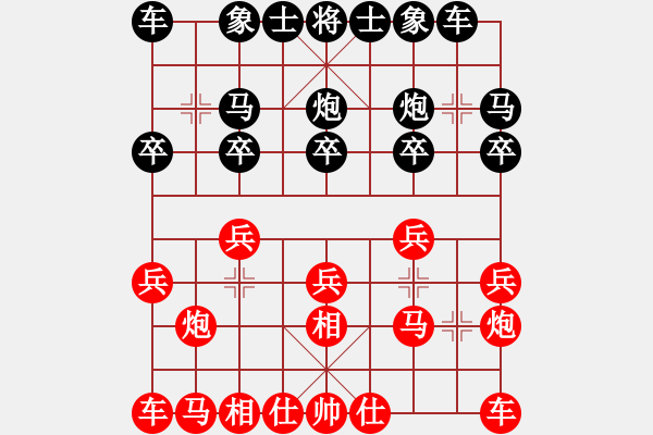 象棋棋譜圖片：清凈(8級(jí))-負(fù)-五河小蜜蜂(9級(jí)) - 步數(shù)：10 