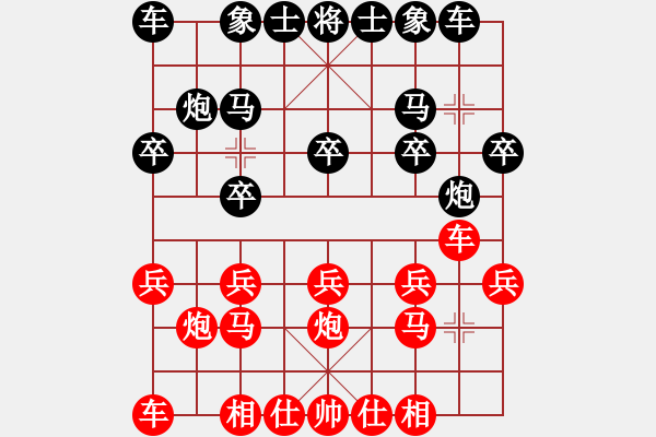 象棋棋譜圖片：氣嚇 feir - 步數(shù)：10 