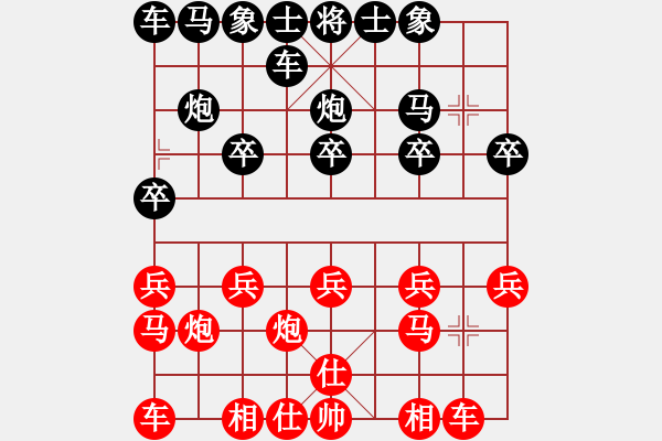 象棋棋譜圖片：弈鼓作氣(7弦)-負-溫州小棋迷(3星) - 步數：10 