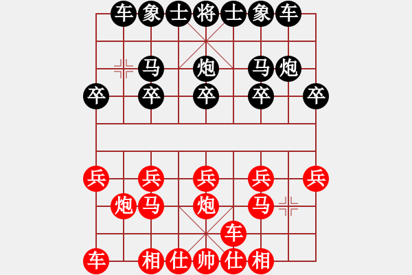 象棋棋譜圖片：陽東縣雷劍宏先負(fù)陽春市陳 球 - 步數(shù)：10 