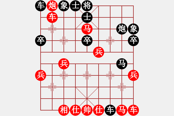 象棋棋譜圖片：才信天下(2段)-勝-老年泰州人(1段) - 步數(shù)：30 