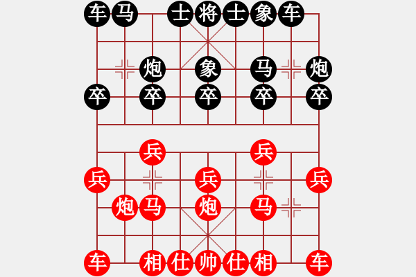 象棋棋譜圖片：華峰論棋(月將)-和-碧血洗銀槍(月將) - 步數(shù)：10 