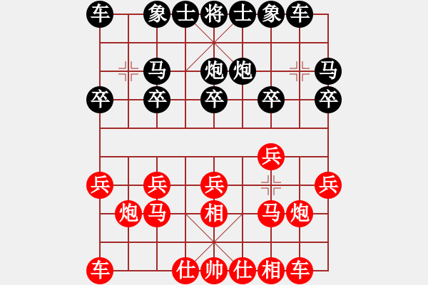 象棋棋譜圖片：鶴舞白沙(電神)-勝-梅花雪(電神) - 步數(shù)：10 