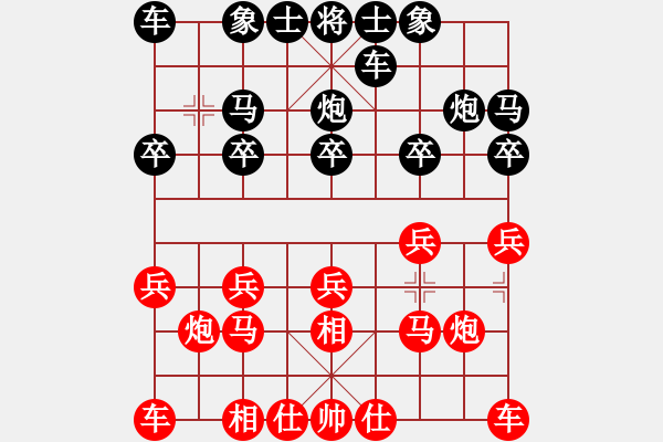 象棋棋譜圖片：一條龍[447220240] -VS- 橫才俊儒[292832991] - 步數(shù)：10 