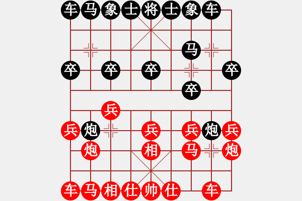 象棋棋譜圖片：lyctzcym(4段)-和-賠光光(9段) - 步數(shù)：10 